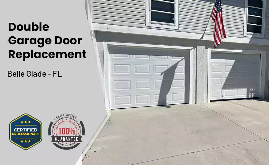 Double Garage Door Replacement Belle Glade - FL 