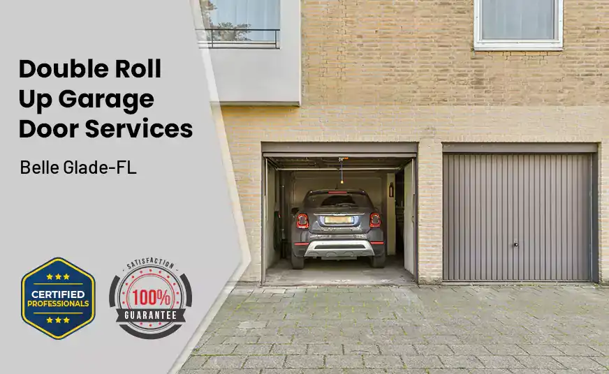 Double Roll Up Garage Doors Belle Glade-FL 