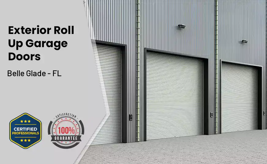 Exterior Roll Up Garage Doors Belle Glade - FL 