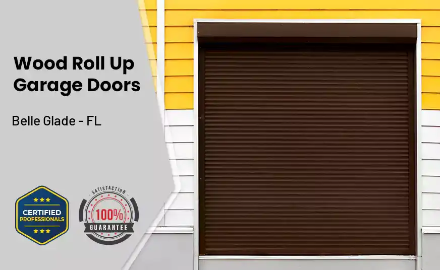 Wood Roll Up Garage Doors Belle Glade - FL 